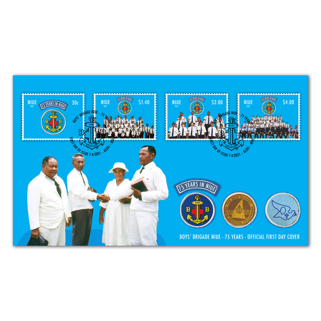 Boys' Brigade Niue - 75 Years first day cover | NZ Post Collectables