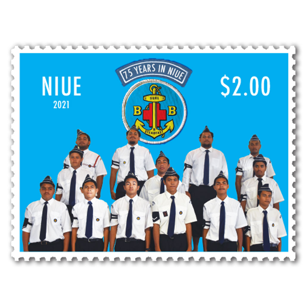 Boys' Brigade Niue - 75 Years $2.00 single stamp | NZ Post Collectables