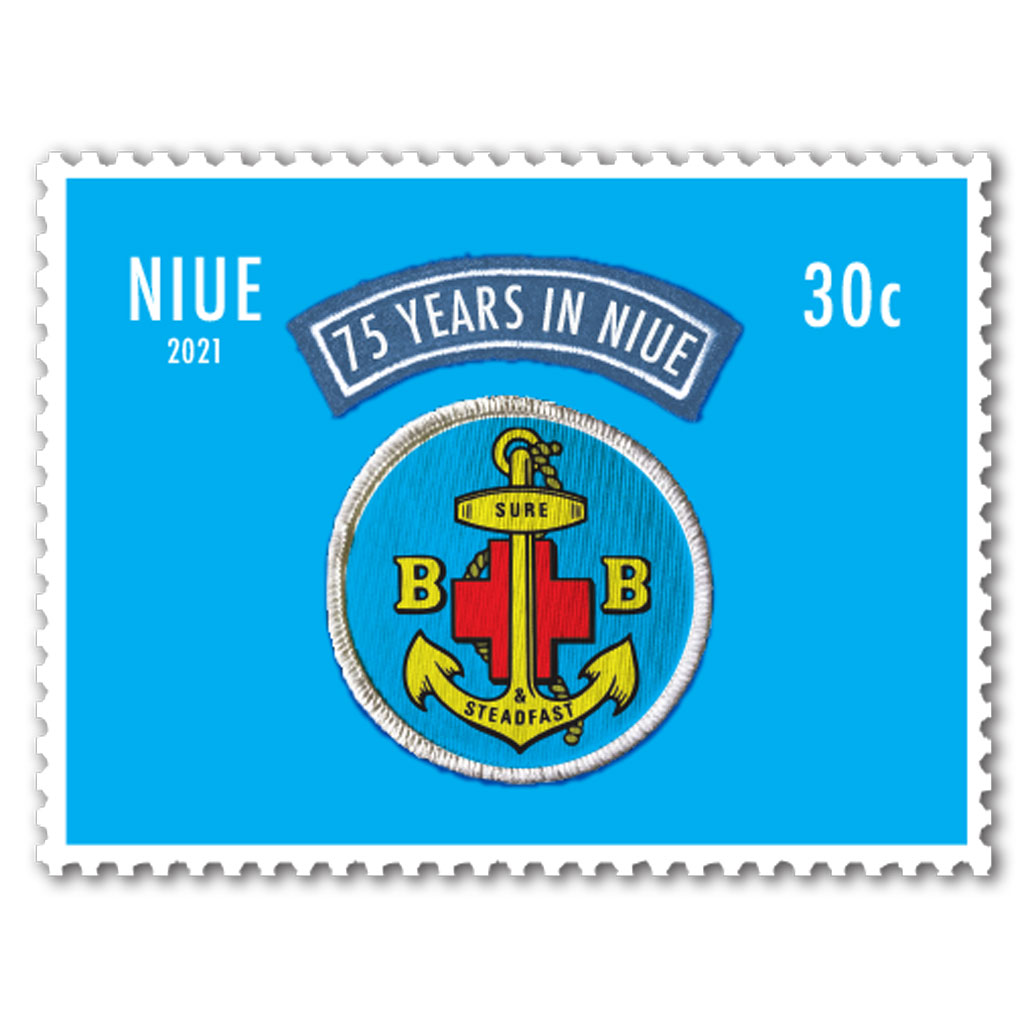 Boys' Brigade Niue - 75 Years 30c single stamp | NZ Post Collectables