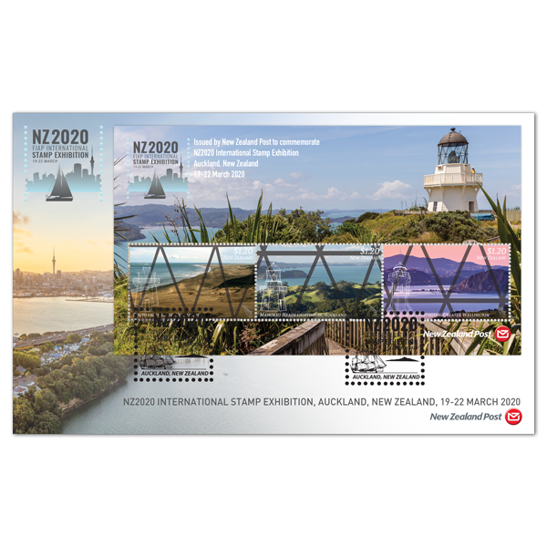 NZ2020 International Stamp Exhibition Lighthouse Perspectives miniature sheet | NZ Post Collectables