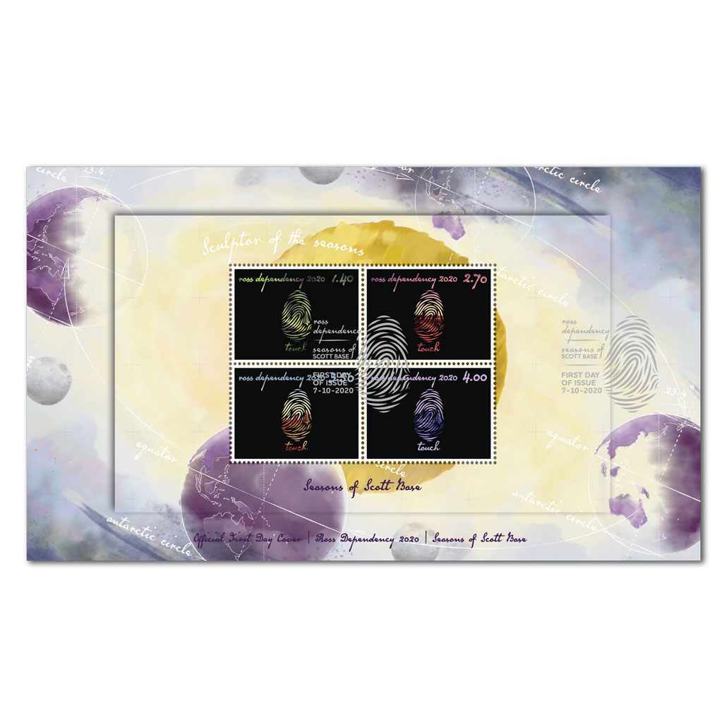 2020 Ross Dependency: Seasons of Scott Base Miniature Sheet First Day Cover | NZ Post Collectables