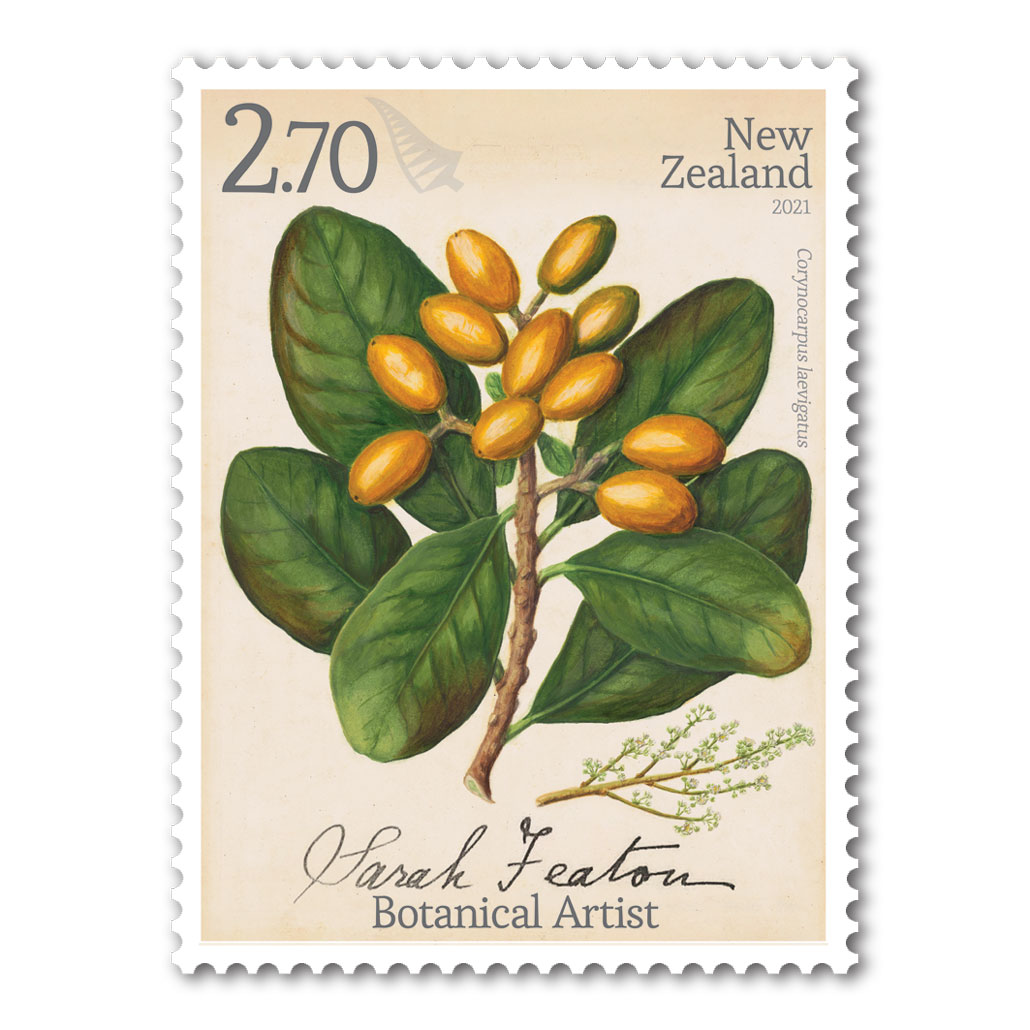 2021 Sarah Featon - Botanical Artist $2.70 Stamp | NZ Post Collectables