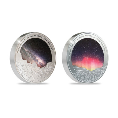 2024 Dark Sky Light Sky Silver Proof Coin Set - NZ Post Collectables