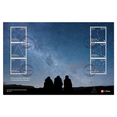Dark Sky Set of Cancelled Stamps NZ Post Collectables