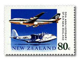 Maquette Avion Sky Classics ZF122 Hydravion TEAL Air New Zealand ZK-AMK - Boîte D'époque