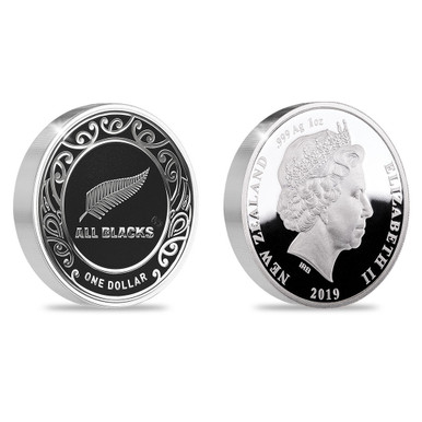 2019 All Blacks 1oz Silver Specimen Coin | NZ Post Collectables