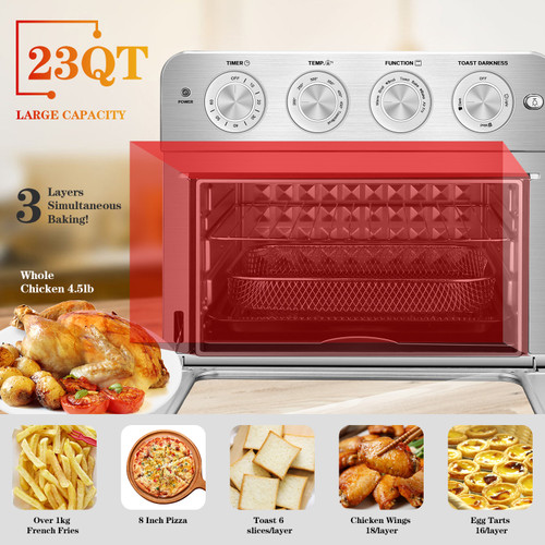 24 qt Air Fryer Oven- mechinical