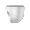 A2Z AZL-D8SBFKE28FX 4K 25m White Light CCTV Turret Camera side view