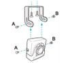 A2Z AZMSFB-1L81D 4K CCTV Mini Security Camera assembly
