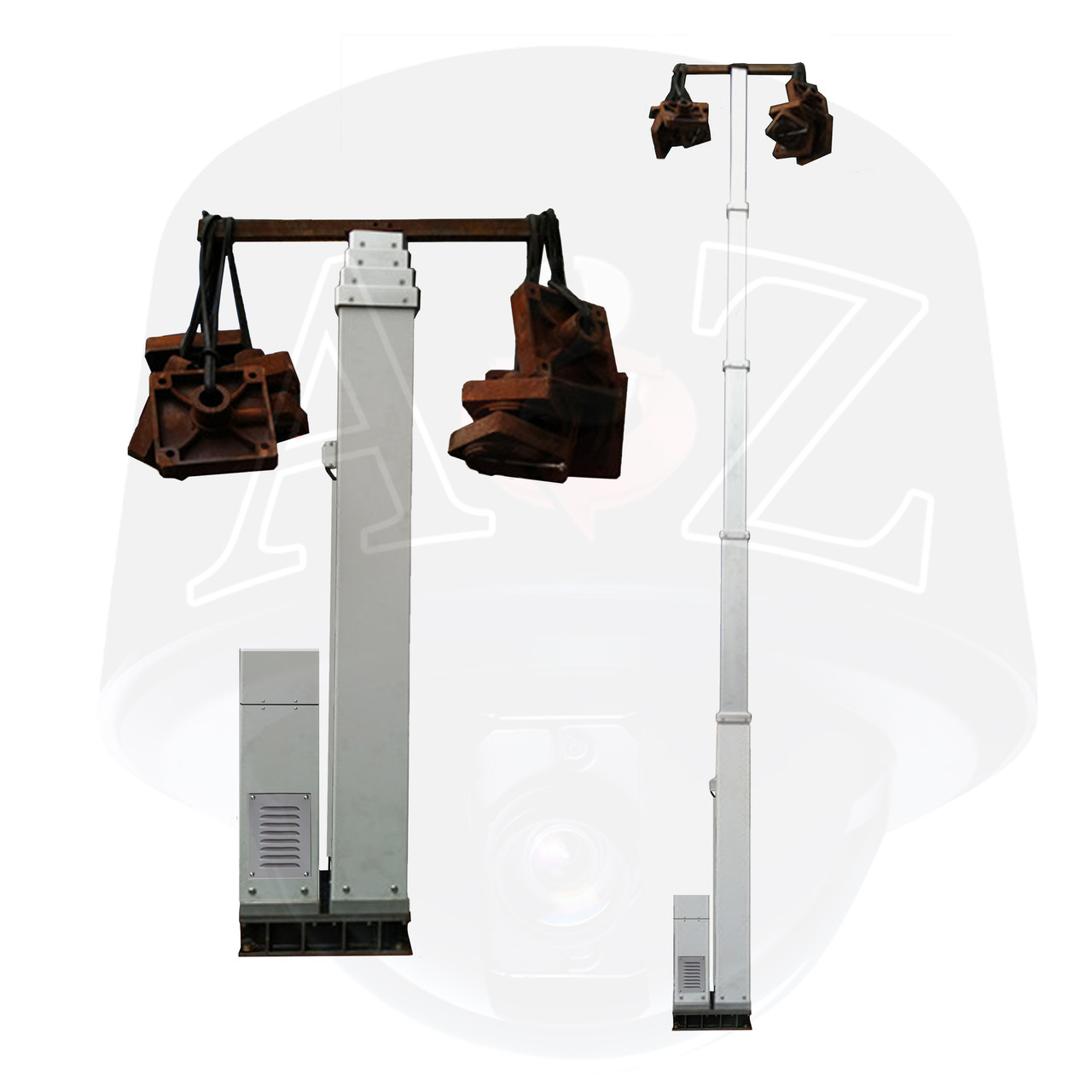 A2Z MESM Max Duty Electro-Mechanical Screw Telescopic Masts