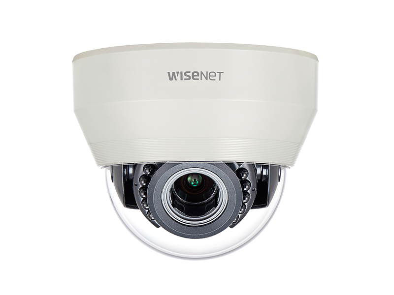 Hanwha Vision (FKA Samsung) HCD-7070RA 4MP HD Indoor 3.1x IR Dome