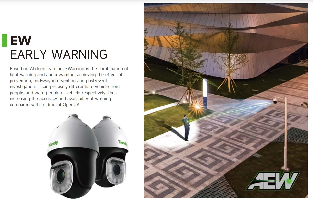 Tiandy TC-H356Q-Spec-30XIWE++AAmV3.0 5MP AI 30x IR IP PTZ Camera