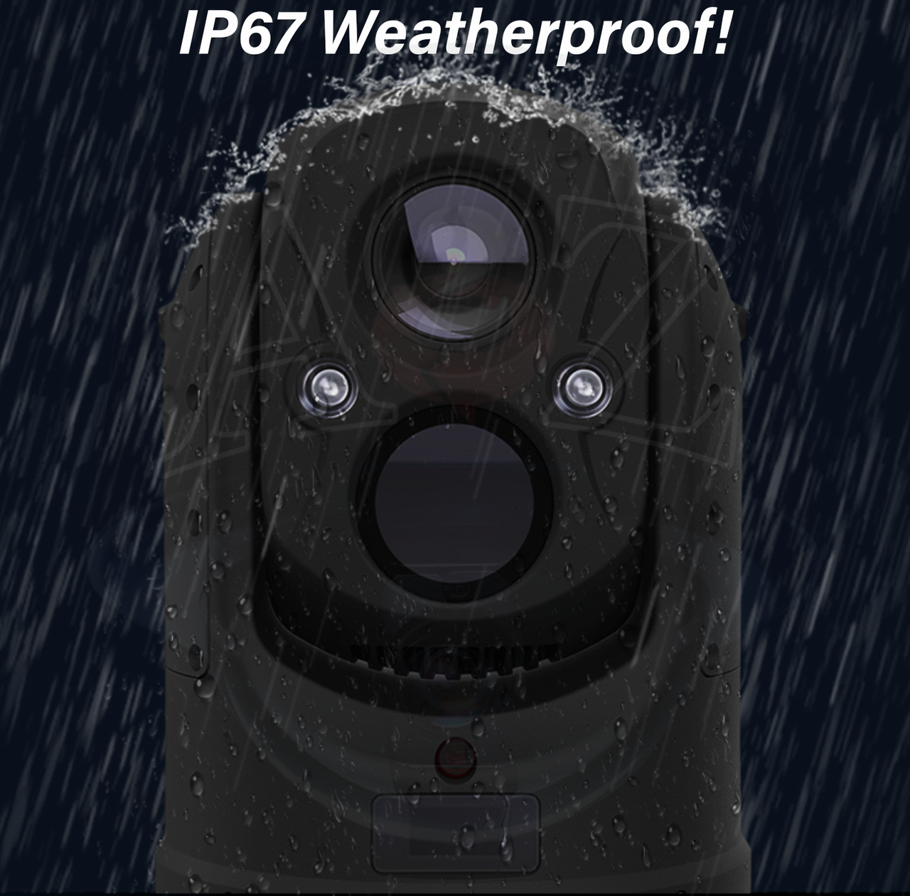 A2Z MOD-T6 Vehicle & Tactical Dual Payload PTZ Surveillance Cameras