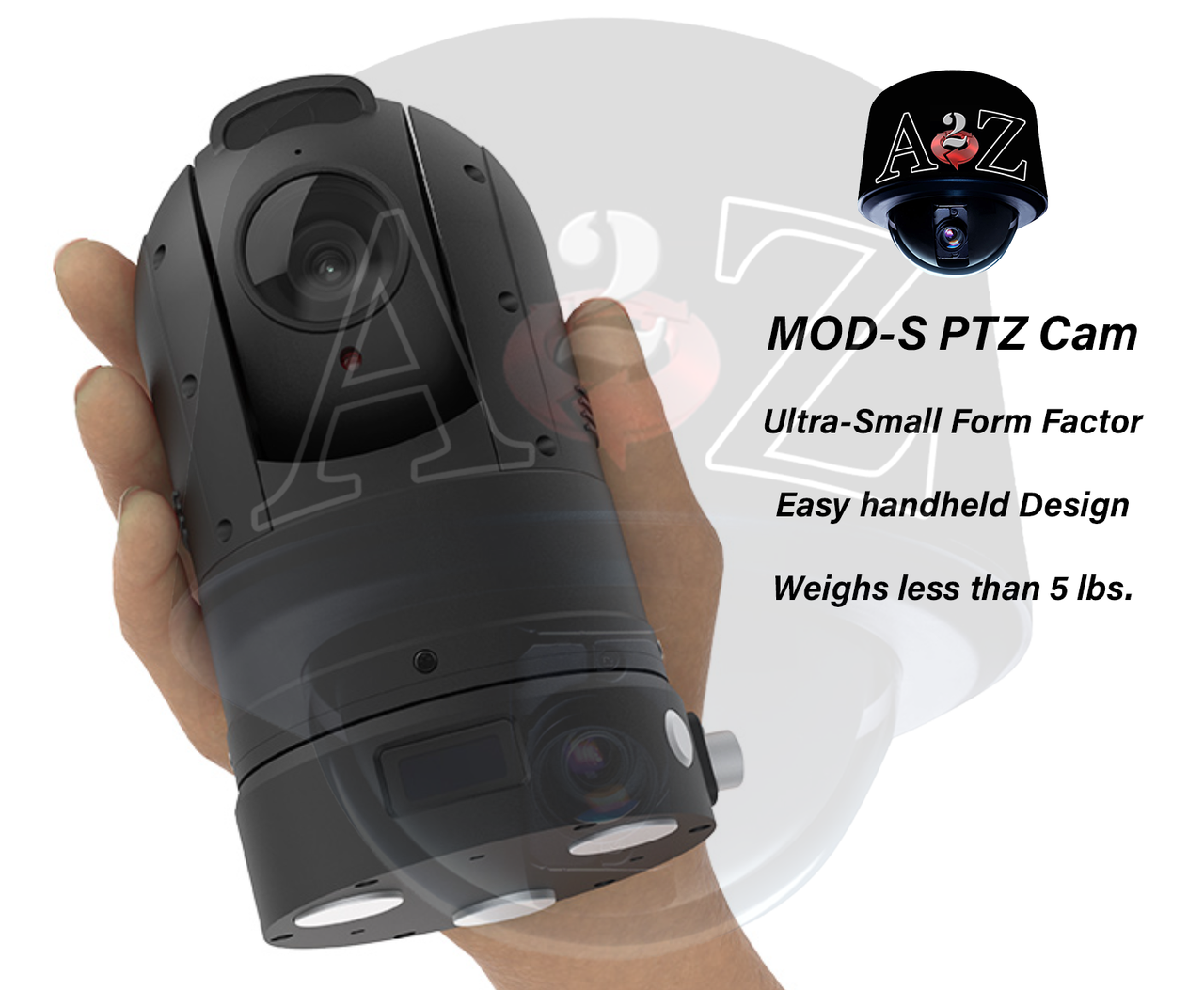 A2Z MOD-S Mini Tactical Vehicle PTZ Cameras