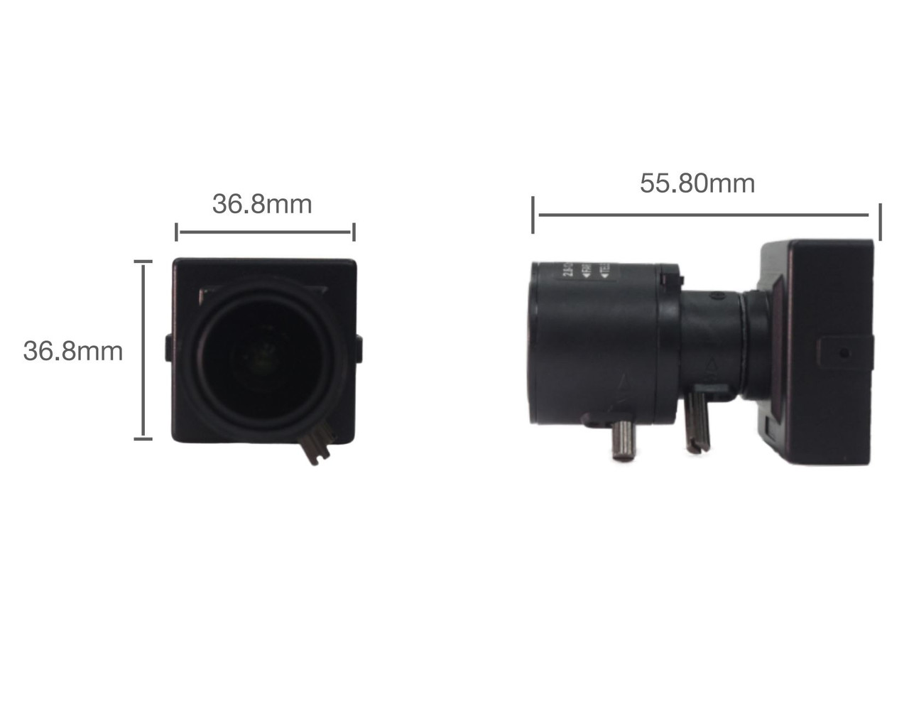 A2Z AZMSMB-1D71D 2MP Varifocal HD CCTV Mini Camera