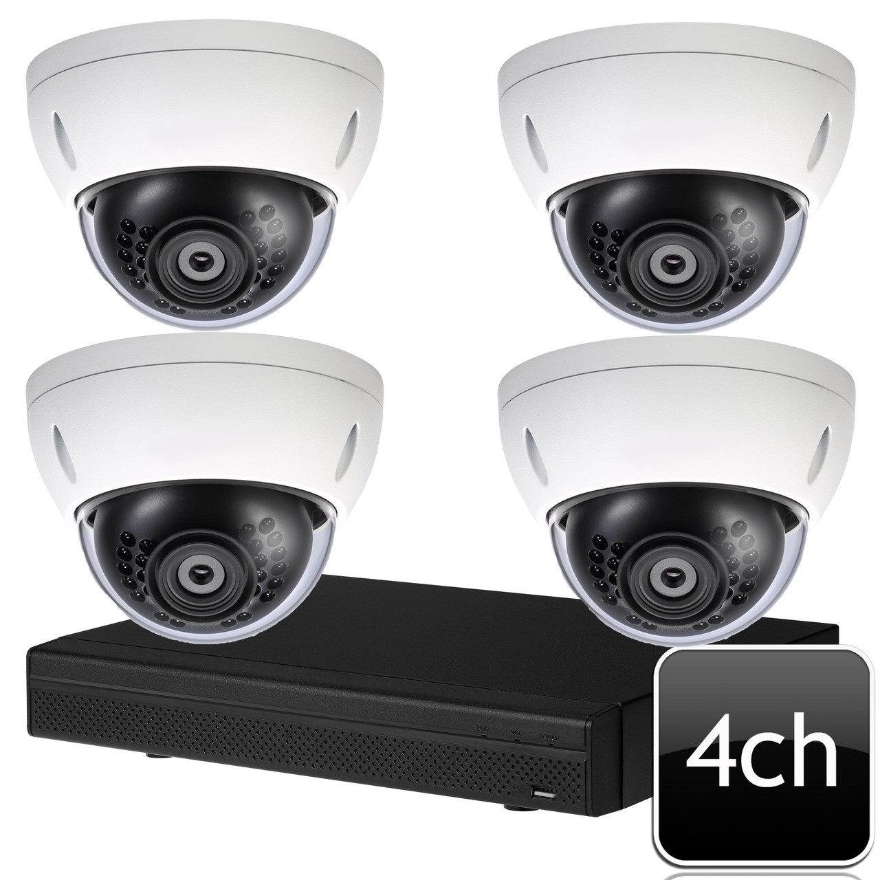 Dahua 4 channel 4 MegaPixel IP Security Camera System OEM-SD6