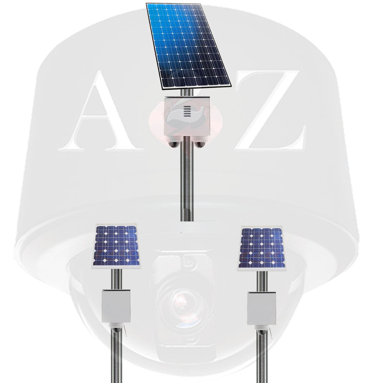 A2Z WiFi 4G Multi-System Solar Power Cameras SS-MPS