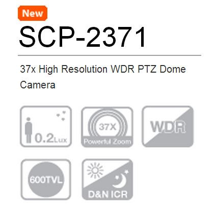 Samsung SCP-2371 CCTV PTZ Camera 37x Day-Night 600TVL-700TVL