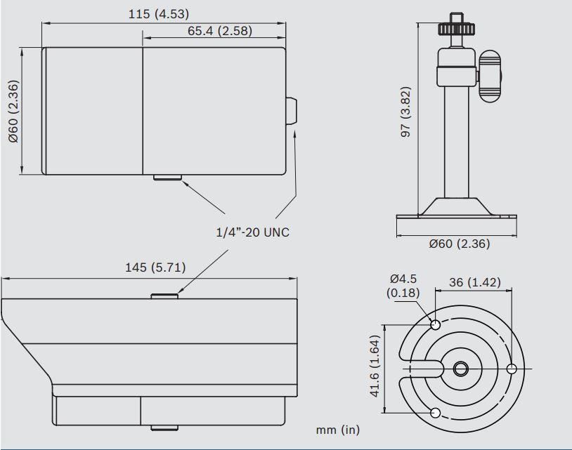 Bosch VTI-216V04-2 WZ16 CCTV IR Bullet Security Camera