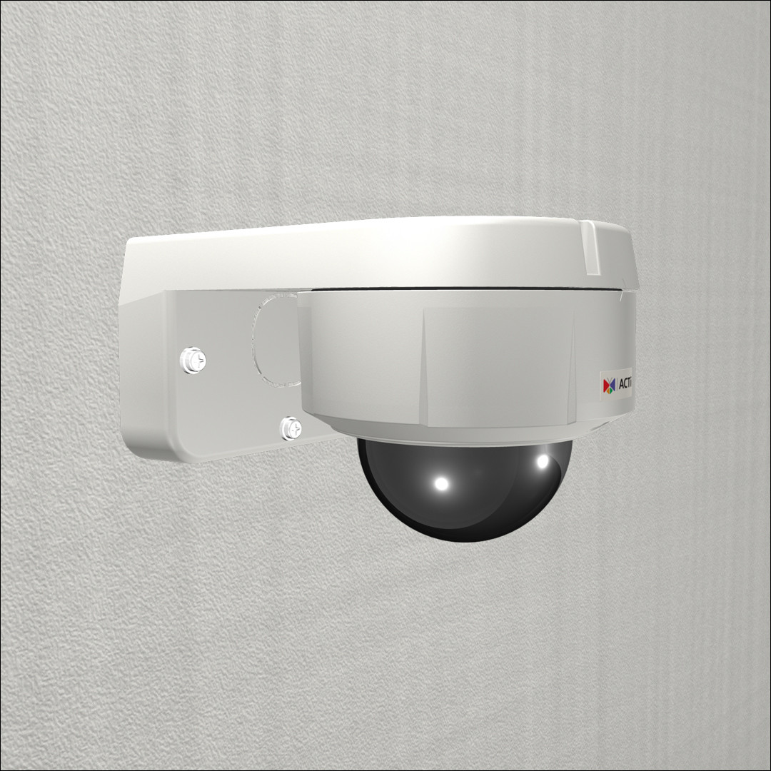 ACTI B94 1.3MP 10x Mini PTZ Vandal Dome IP Camera POE