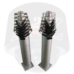 A2Z LPM series Low Profile Vehicle Telescoping Locking Pneumatic Mast Towers A2Z LPM series Low Profile Vehicle Telescoping Locking Pneumatic Mast Towers