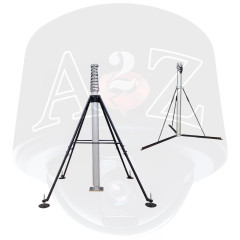 A2Z Portable Tripod Quad-pod Tactical Telescopic Locking Pneumatic Masts A2Z Portable Tripod Quad-pod Tactical Telescopic Locking Pneumatic Masts