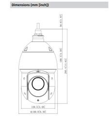 A2Z PDN49I225-XR PTZ  Dimensions