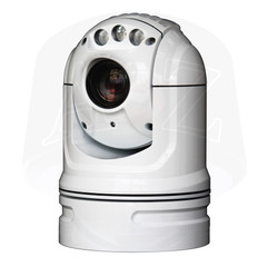 A2Z QPTZ9 Quick Portable Magnet Mount Mobile Vehicle IR HD PTZ Camera - Standard Model 2MP 30x IP in White