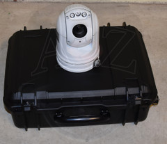 A2Z QPTZ9 Quick Magnet Mount Mobile Vehicle IR HD PTZ Camera White on Carrying Case