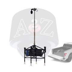 A2Z M3SP Modular Mobile Telescopic Mast Surveillance Platform for easy truck bed transport