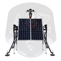 A2Z M3SP Modular Mobile Mast SOLAR POWERED Surveillance Platform including Wireless 4G and Multiple Security Cameras