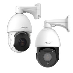 Milesight MS-C8241-X36PE 4K A.I. 36X 300m IR PTZ IP Camera wiper (right) and non-wiper (left) versions
