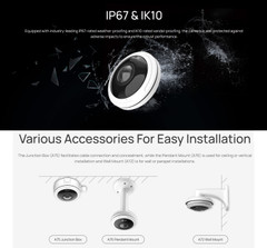 Milesight MS-C9674-PA 12MP A.I. 360° Fisheye Panoramic IP Camera Weatherproof - Vandal Proof and Optional Mounts Milesight MS-C9674-PA 12MP A.I. 360° Fisheye Panoramic IP Camera Weatherproof - Vandal Proof and Optional Mounts