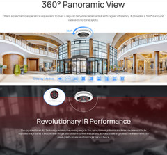 Milesight MS-C9674-PA 12MP A.I. 360° Fisheye IP cam Poster View and IR Milesight MS-C9674-PA 12MP A.I. 360° Fisheye IP cam Poster View and IR