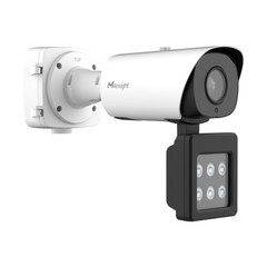 Milesight TS8266-X4WE/W 4K Road A.I. LPR WHITE LIGHT IP Camera alt side