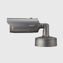 Hanwha (fka Samsung) PNO-A9081RLP 4K Low-Mid Speed Road AI LPR Bullet IP Camera side Hanwha (fka Samsung) PNO-A9081RLP 4K Low-Mid Speed Road AI LPR Bullet IP Camera side