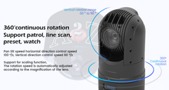A2Z MOD-B3 Vehicle Tactical PTZ Surveillance Camera - PRO Pan- Tilt Flyer