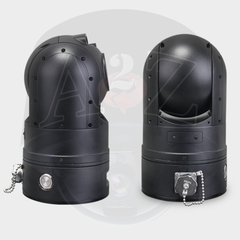 A2Z MOD-B1 Mobile & Portable PTZ Surveillance Cameras -  IR Night Vision - side and rear - Black Finish