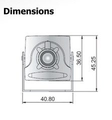 AZMSCB-1D71D 2MP CCTV Mini Pinhole Security Camera diagram