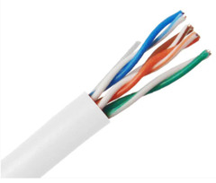 A2Z Premium Cat5e Riser Rated Bulk Ethernet Cable, 24AWG Solid Copper, 1000ft White