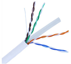 A2Z AZP-C6U7697RK – Cat6 Riser Rated Bulk Ethernet Cable, 23 AWG Solid Copper White