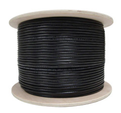 AZP-C5CMXE432BK – Cat5e Outdoor Shielded Direct Burial Cable, Drain Wire, 24AWG Solid Copper Wooden Spool 2