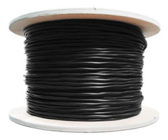 A2Z Premium Cat6 Outdoor Shielded Cable with Messenger, F/UTP + Drain Wire, 23AWG Solid Copper, 1000ft Spool