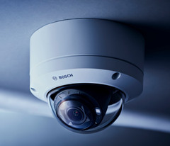 Bosch IQsight FLEXIDOME Indoor 5100i IR 2MP HDR Indoor Dome IP Camera dark background alt view