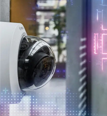 Bosch IQsight FLEXIDOME Indoor 3100i IR 5MP HDR Indoor Dome IP Camera wall mounted indoor scene