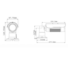 Geovision Bullet Camera Measurements