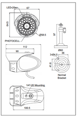 KT&C KPC-NSP301NU dimensions
