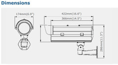 Messoa SCR510HB-HN2 Camera Dimensions
