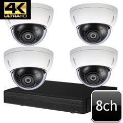 Dahua UHD 4K 8ch 4 IR Dome IP Camera System OEM-SD1 Dahua UHD 4K 8ch 4 IR Dome IP Camera System OEM-SD1