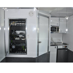 A2Z MCCT-E42 42ft Mobile Command Center Trailer Kitchen, Bathroom, Equipment Rack A2Z MCCT-E42 42ft Mobile Command Center Trailer Kitchen, Bathroom, Equipment Rack